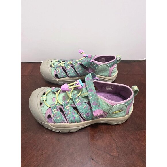 Keen Kids Green/Purple Closed-Toe Sandals Size 3 - Picture 4 of 9